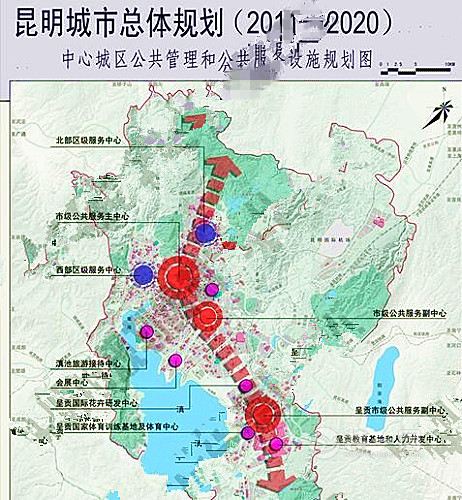 昆明滇中新区小哨科技创新城规划 相当于2.2个北市区